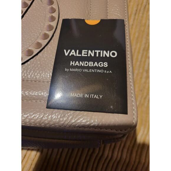 Valentino Alice Taupe leather bag, classic $1095 - Picture 8 of 12